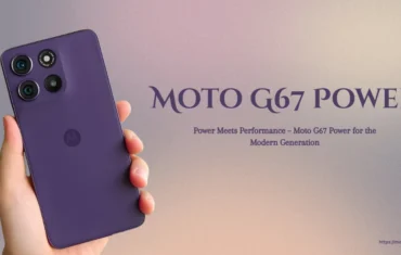Moto G67 Power Perfect Performance and Endurance