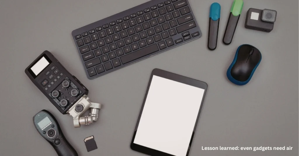 Lesson learned: even gadgets need air