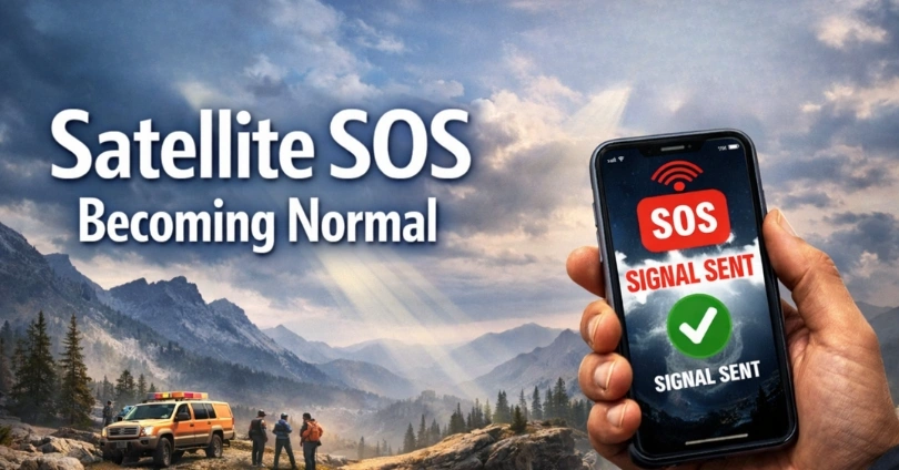 Satellite SOS Becoming Normal