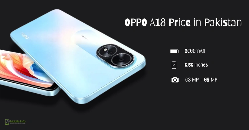 Oppo A18 Price in Pakistan